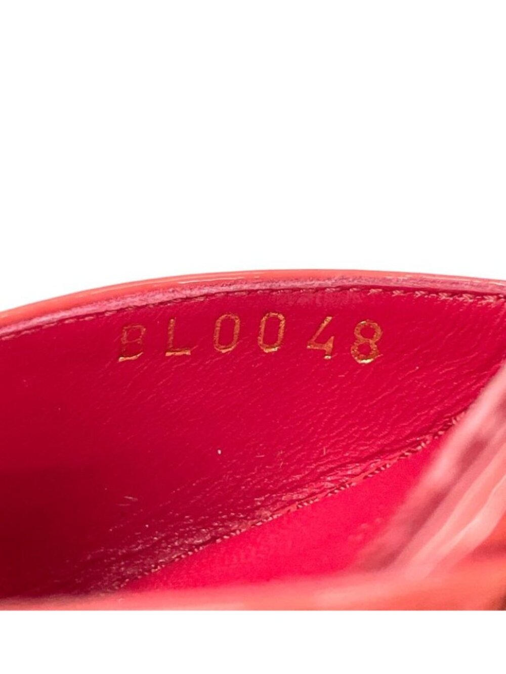 Louis Vuitton 08 Butterfly V Mark Patent Leather Mules 35 Bl0048 Red - Picture 14 of 15
